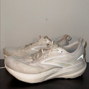 Brooks Women's white/grey Athletic Shoes glycerin 22